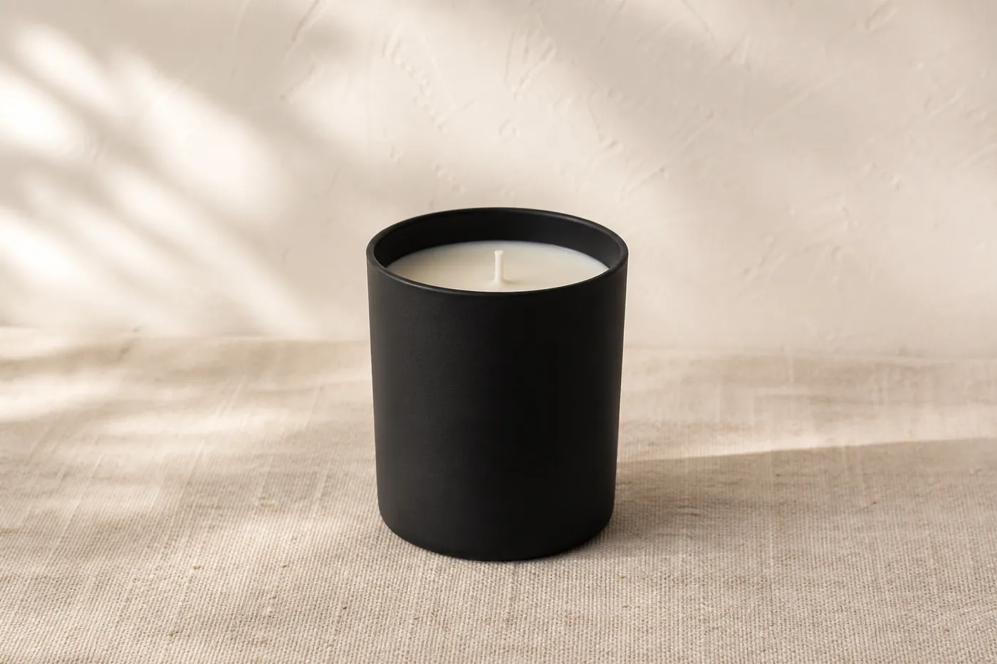 Bougie Parfumée Verre Noir — Série 19