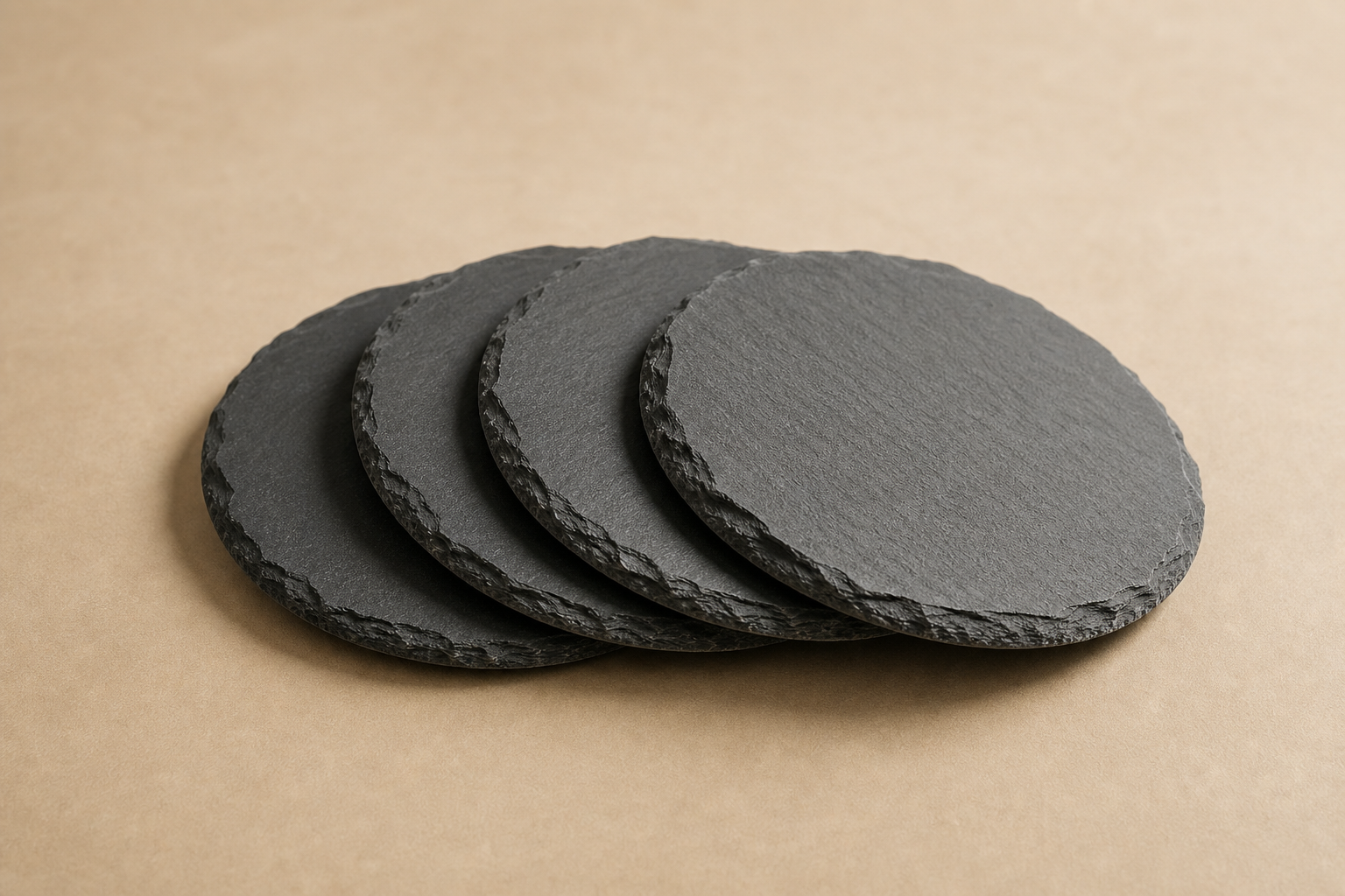 Sous-Verres Ardoise (Lot de 4) Studio