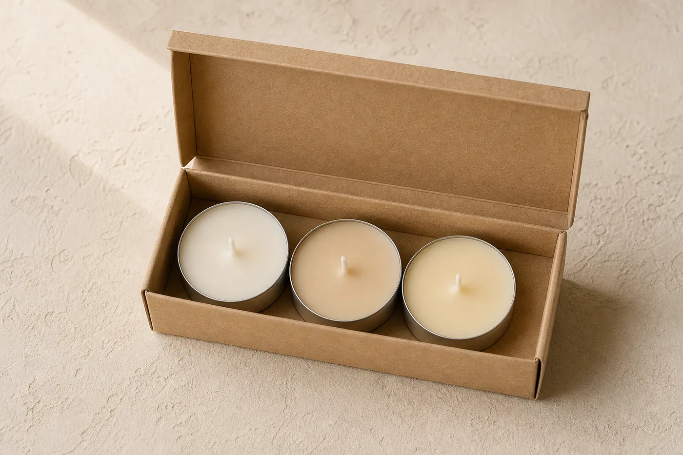 Trio de Mini Bougies Chauffe-Plat Parfumées — N°05